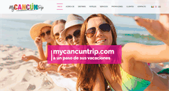 Desktop Screenshot of mycancuntrip.com